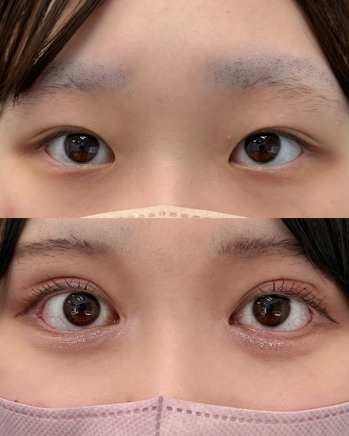 目を大きく見せる目フル