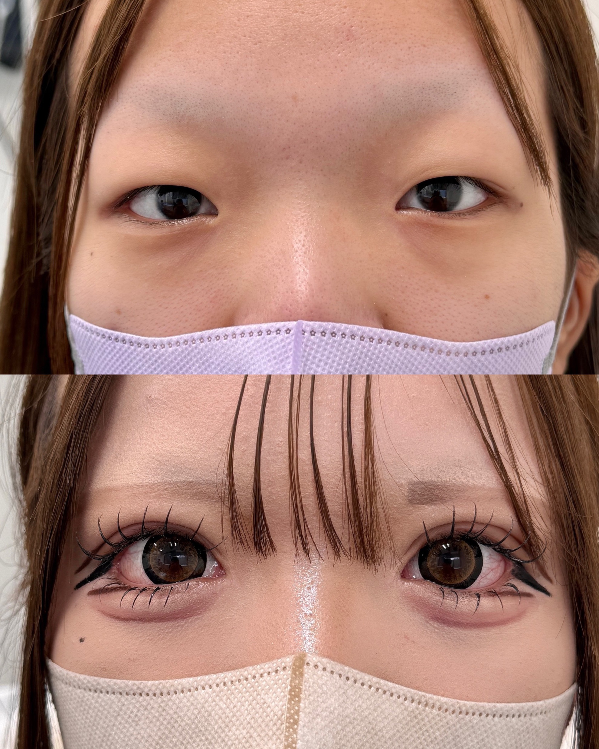 全力で目元を変えるドールアイ